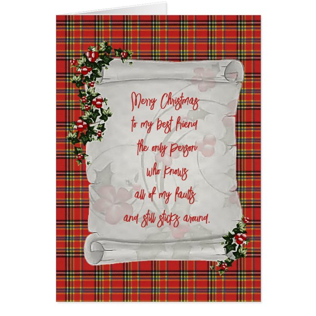 Princess Elizabeth Tartan Best Friend Christmas (Front)