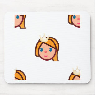 princess emoji mouse mat