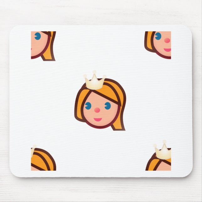princess emoji mouse mat (Front)