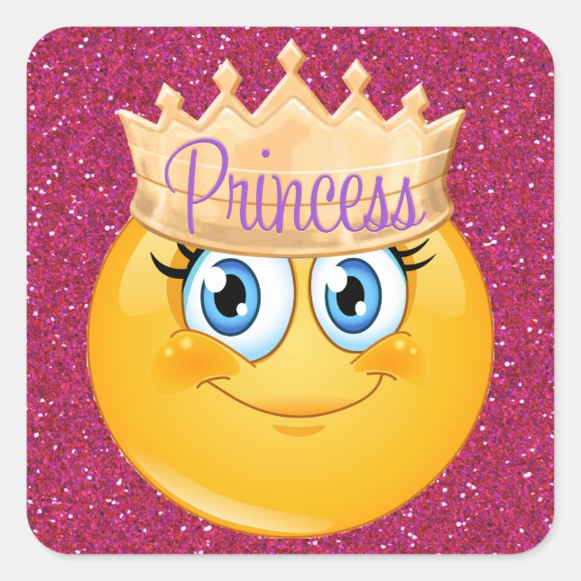 Princess Face Sticker - SRF (Front)