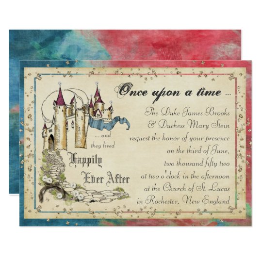 Princess Fairy Tale Invitations