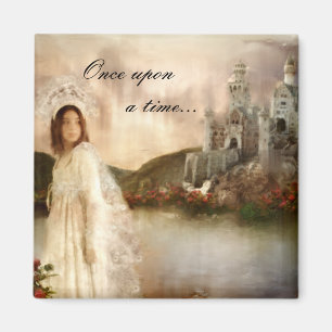 Princess Fantasy Castle Wedding Gifts Magnet
