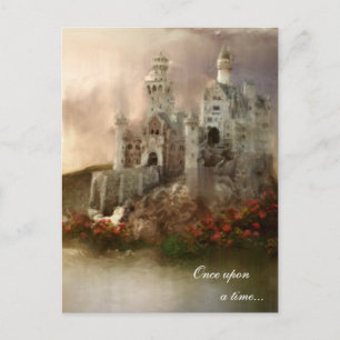 Princess Fantasy Castle Wedding Gifts Postcard