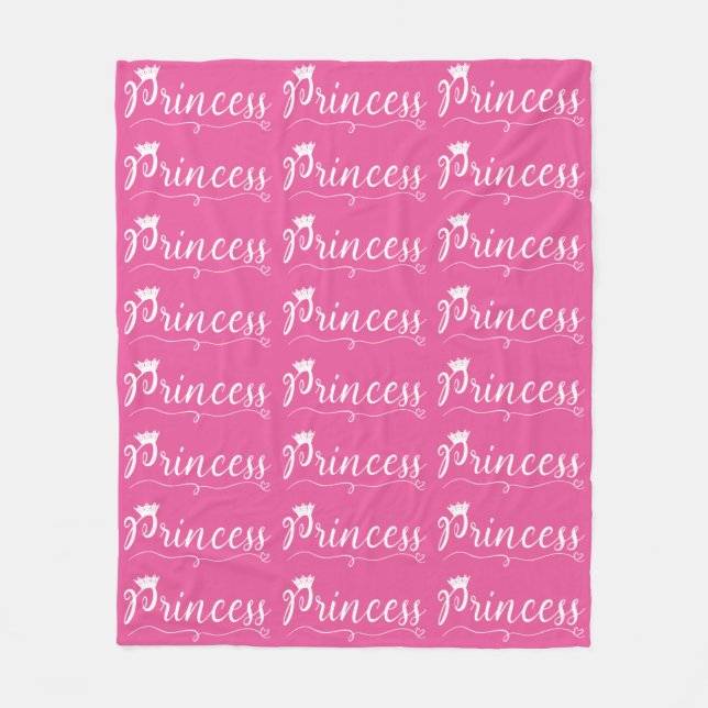 "PRINCESS" Fleece Blankets (Front)