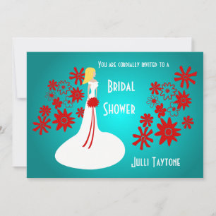 Princess & Flowers Bridal Shower Invitation 3
