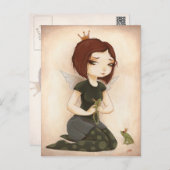 PRINCESS FROG fairy tale kiss Postcard (Front/Back)