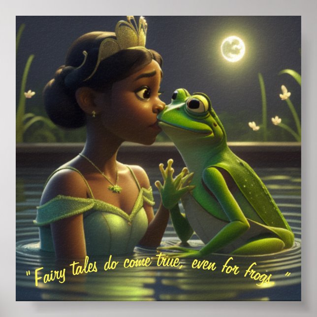 Princess & Frog Poster (Front)