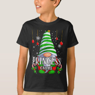 Princess Gnome Christmas Pajamas Matching Family G T-Shirt