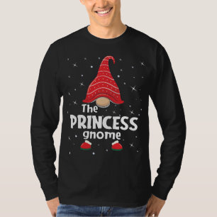 Princess Gnome Family Matching Christmas Funny Paj T-Shirt