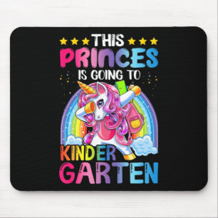 Princess Going To Kindergarten Gift Back to School Mouse Mat