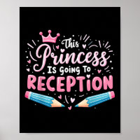 Princess Going To Reception Girls Kids Back To Sch