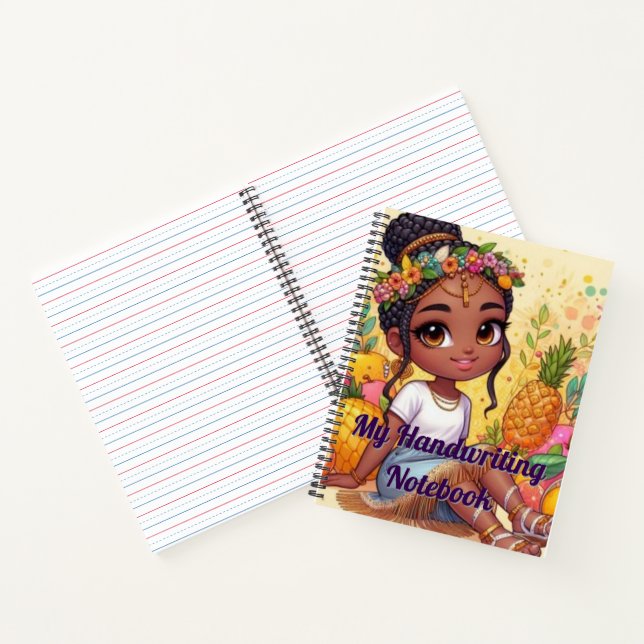 Princess Handwriting Notebook (Inside)