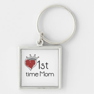 Princess Heart 1st Time Mum Gifts Key Ring
