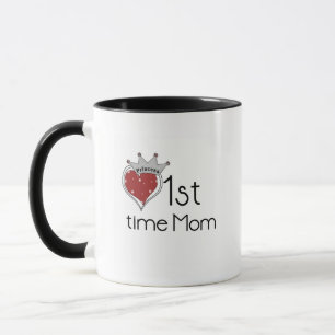 Princess Heart 1st Time Mum Tshirts and Gifts Mug