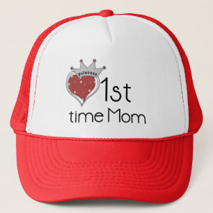Princess Heart 1st Time Mum Tshirts and Gifts Trucker Hat