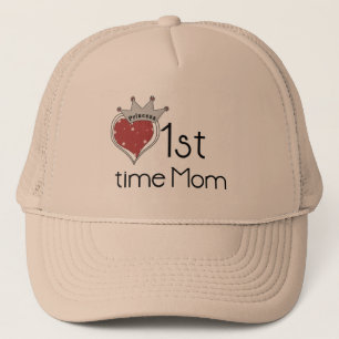 Princess Heart 1st Time Mum Tshirts and Gifts Trucker Hat