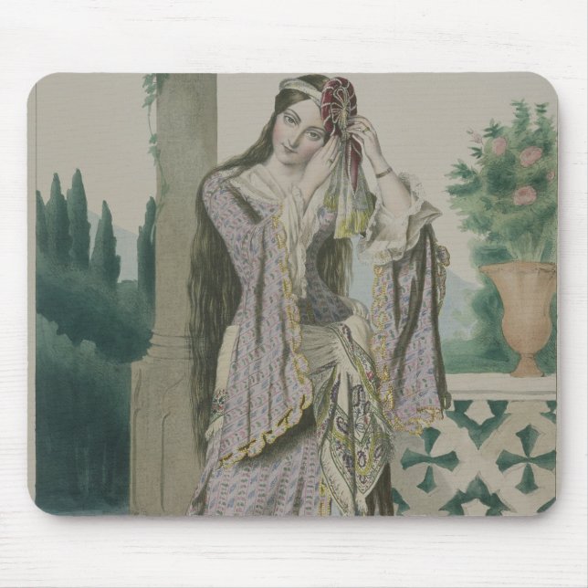 Princess Helen, engraved by the Thierry Brothers, Mouse Mat (Front)