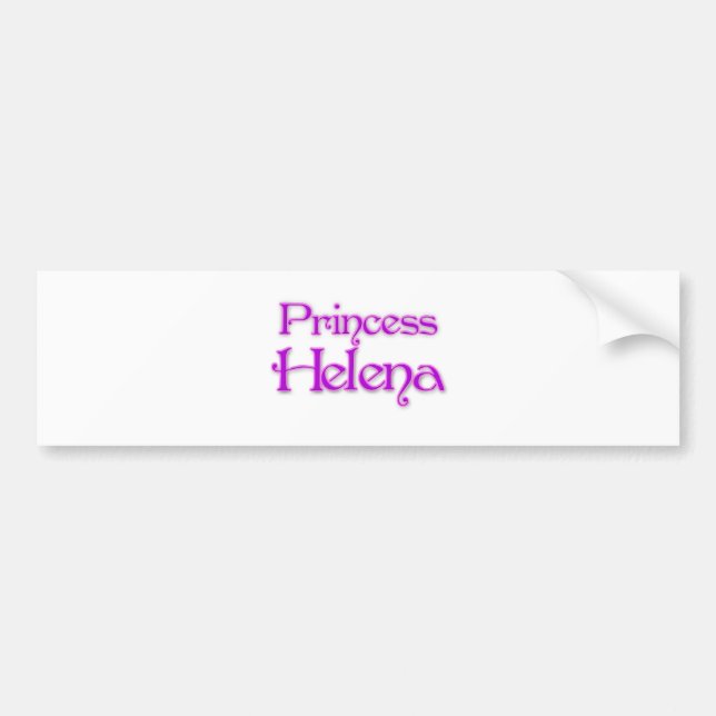 Princess Helena Bumper Sticker (Front)