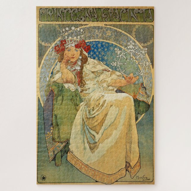 Princess Hyacinth by Alphonse Mucha Jigsaw Puzzle (Vertical)