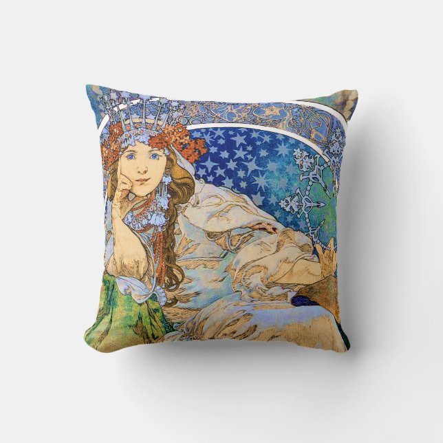 Princess Hyacinth Vintage Theatre Advertisement Cushion (Front)