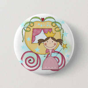 Princess in Carriage T-shirts and Gifts 6 Cm Round Badge