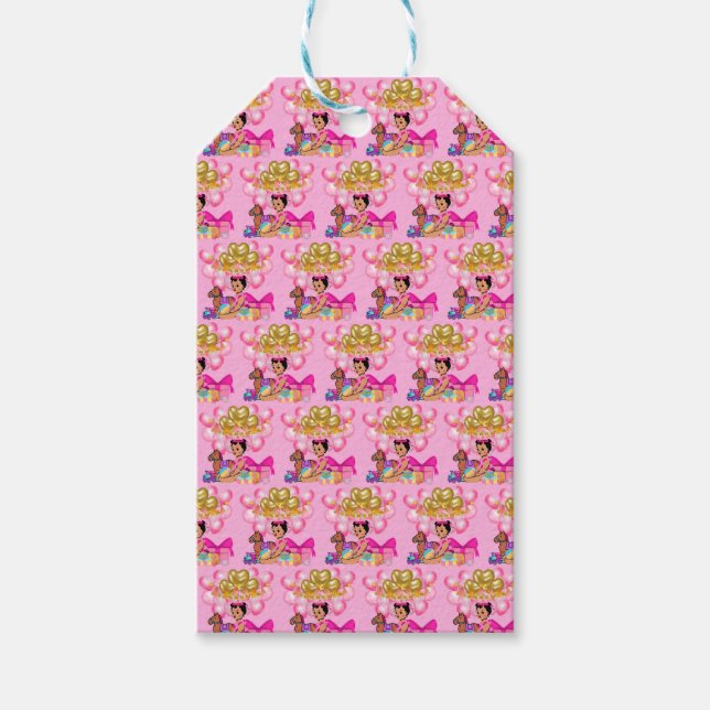Princess in Pink  Gift Tags (Front)