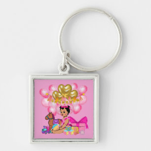 Princess in Pink  Key Ring