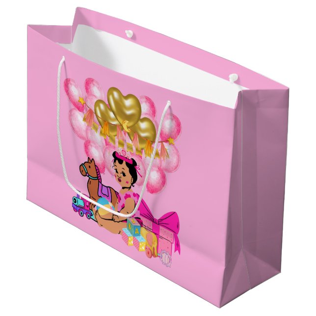 Princess in Pink  Large Gift Bag (Front Angled)