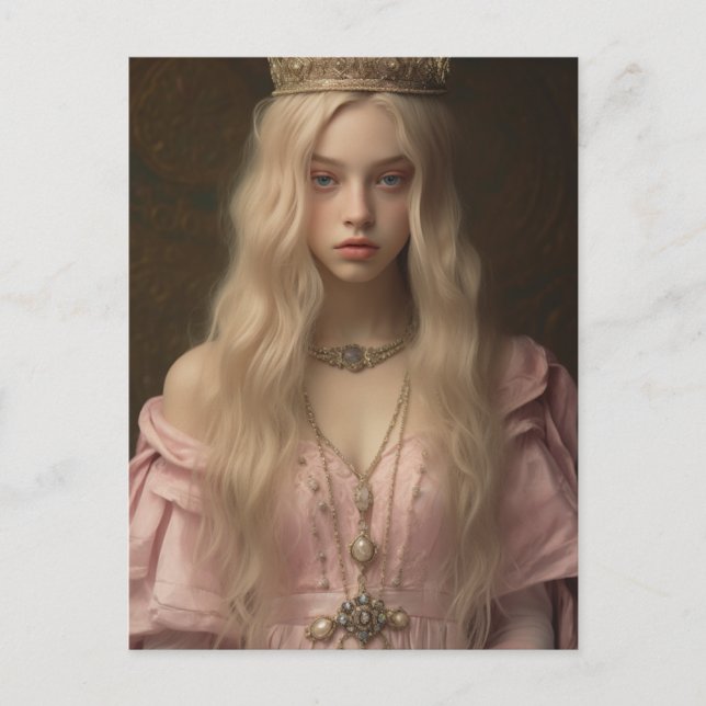 Princess in Pink Postcard (Front)