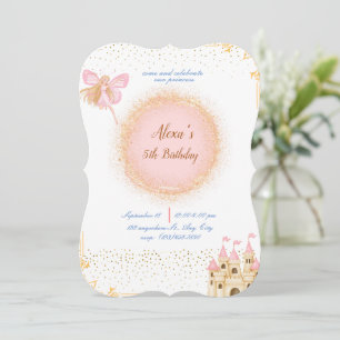 Princess In Prink Birthday Invitation