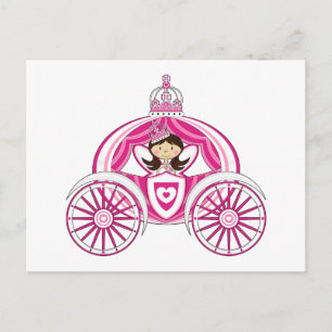 Princess in Royal Carriage Postcard