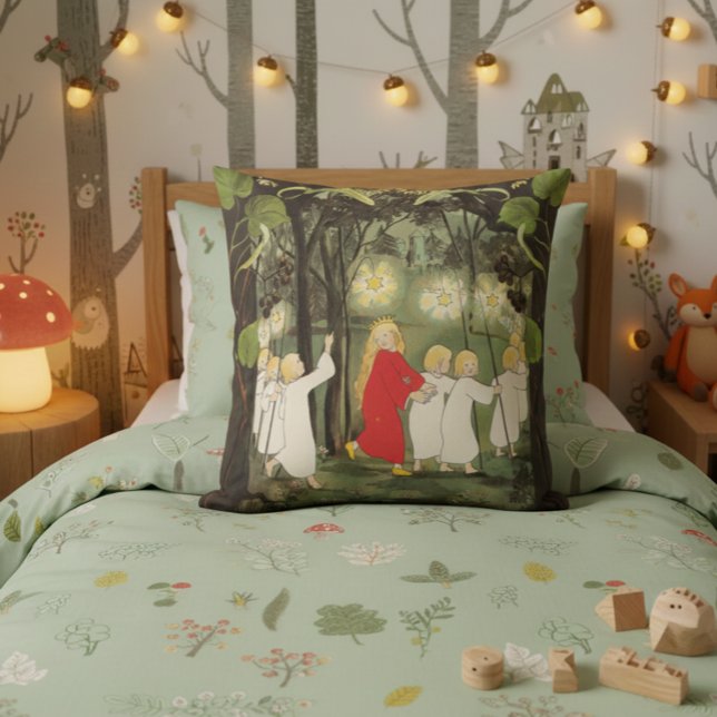 Princess in the Forest Sibylle Von Olfers Cushion (Creator Uploaded)