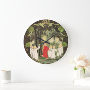 Princess in the Forest Sibylle Von Olfers Large Clock