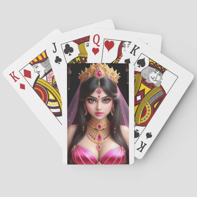 Princess Jasmine  Playing Cards (Back)