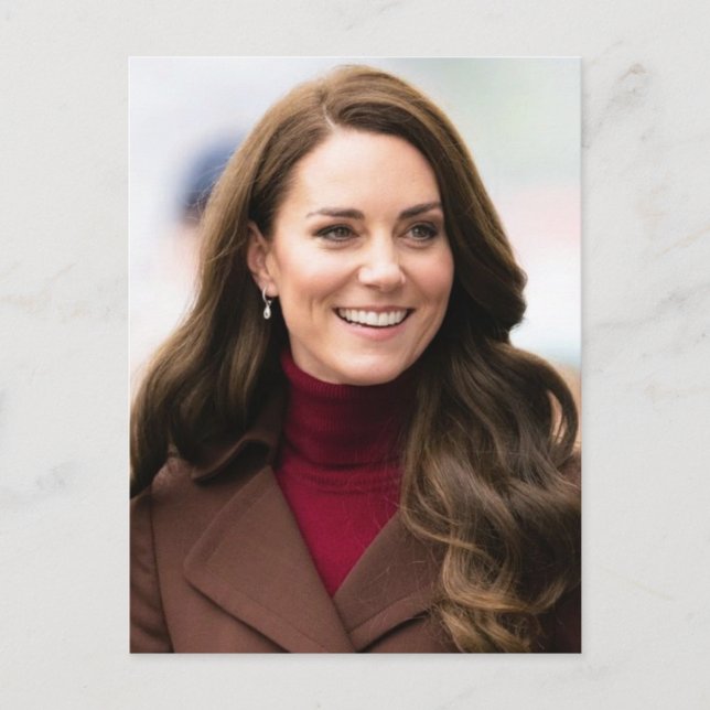 Princess Kate brown stylised  Postcard (Front)