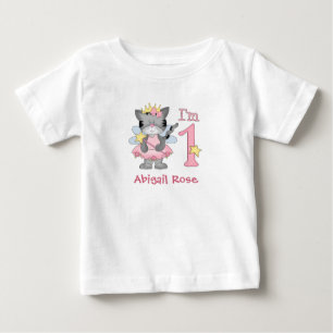 Princess Kitty 1st Birthday Baby T-Shirt