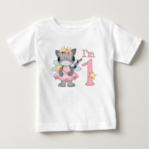 Princess Kitty 1st Birthday Baby T-Shirt
