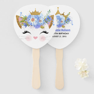 Princess Kitty Birthday Party Fan
