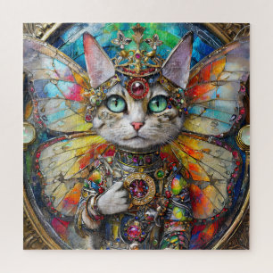 Princess Kitty Cat of the Butterfly Wing Brigade Jigsaw Puzzle