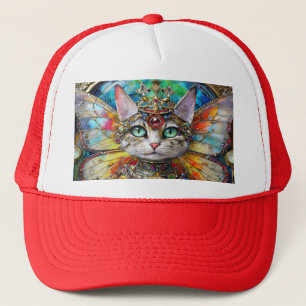 Princess Kitty Cat of the Butterfly Wing Brigade Trucker Hat