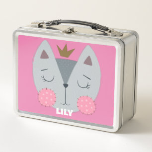 Princess Kitty Metal Customise it Lunchbox 