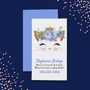 Princess Kitty Mummy Play Date Card