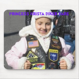 Princess Krista Biker Babe Mouse Mat