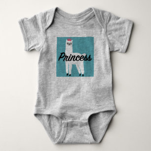 Princess Lama Design - Baby Jersey Bodysuit