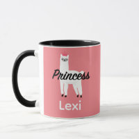 Princess Lama Design - Combo Mug
