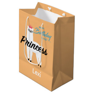 Princess Lama Design - Gift Bag - Large