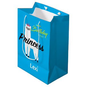Princess Lama Design - Gift Bag - Large