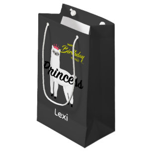 Princess Lama Design - Gift Bag - Small