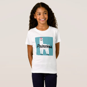 Princess Lama Design - Girls' Fine Jersey T-Shirt