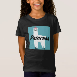 Princess Lama Design - Girls' Fine Jersey T-Shirt